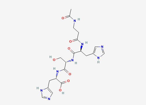 2D chemical structure of Acetyl Tetrapeptide-5