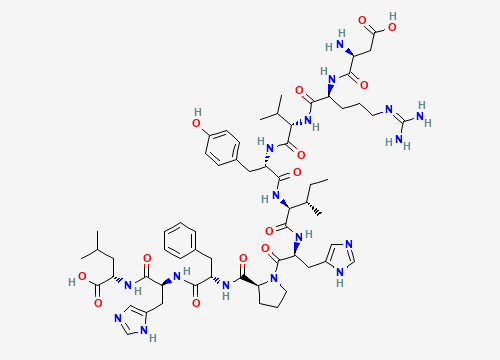 2D chemical structure of Angiotensin I
