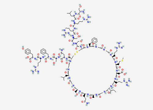 2D chemical structure of Atrial Natriuretic Peptide (ANP)
