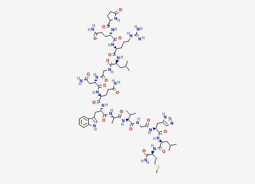 2D chemical structure of Bombesin