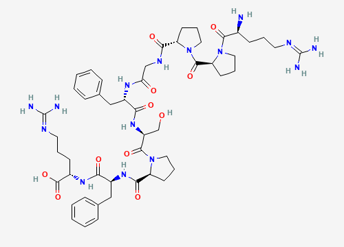 2D chemical structure of Bradykinin