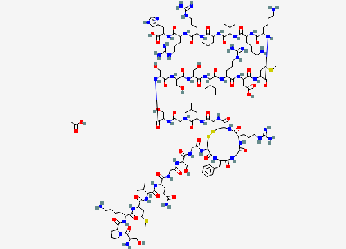 2D chemical structure of Brain Natriuretic Peptide (BNP)
