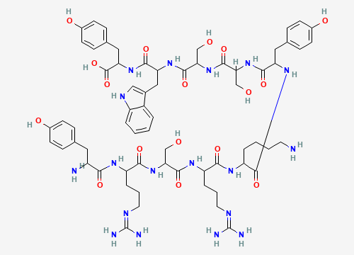 2D chemical structure of Decapeptide-12