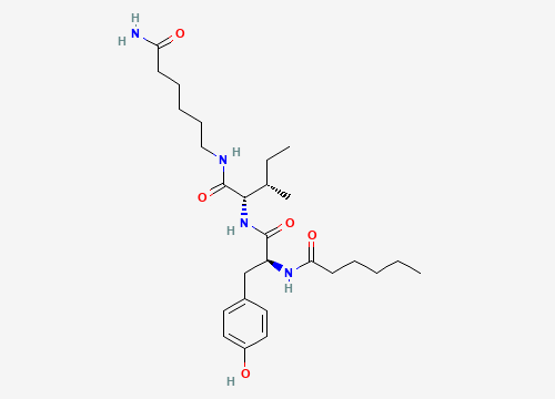 2D chemical structure of Dihexa