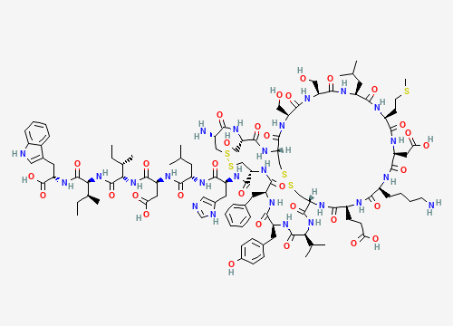 2D chemical structure of Endothelin-1