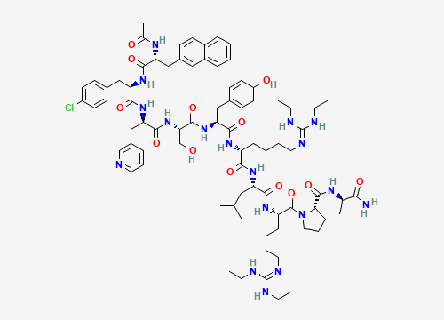 2D chemical structure of Ganirelix
