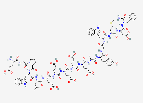 2D chemical structure of Gastrin