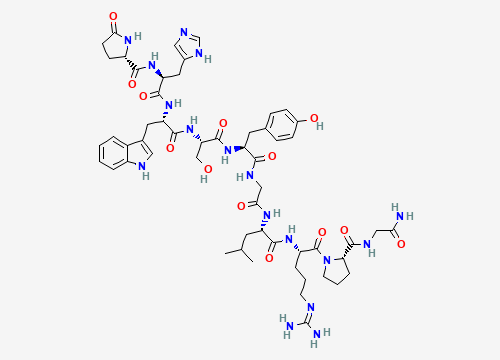 2D chemical structure of Gonadorelin
