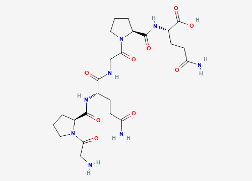2D chemical structure of Hexapeptide-9