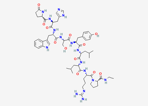 2D chemical structure of Leuprolide