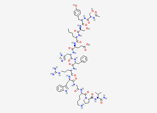 2D chemical structure of Melanotan I
