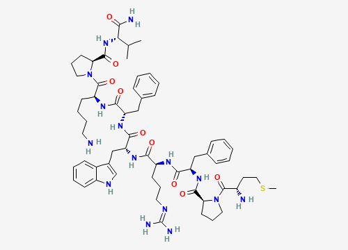 2D chemical structure of Nonapeptide-1
