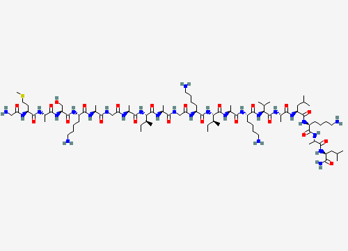 2D chemical structure of PGLa