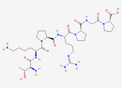 2D chemical structure of Selank
