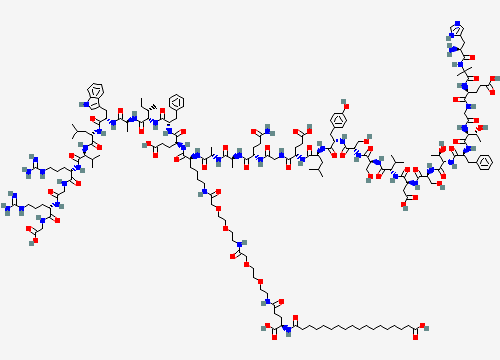 2D chemical structure of Semaglutide