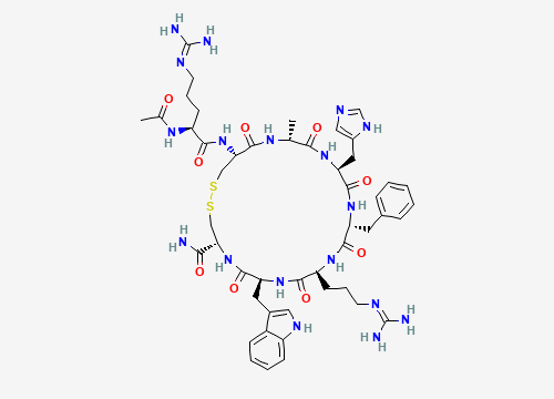 2D chemical structure of Setmelanotide