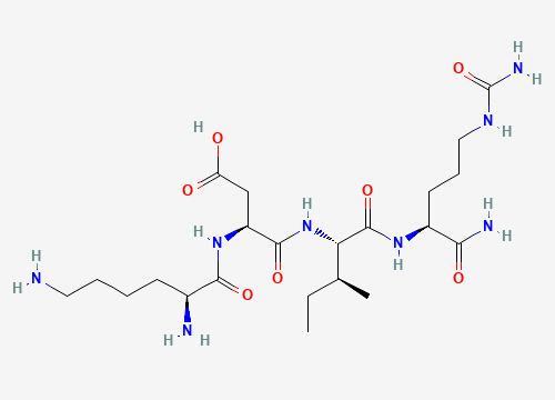 2D chemical structure of Tripeptide-10 Citrulline
